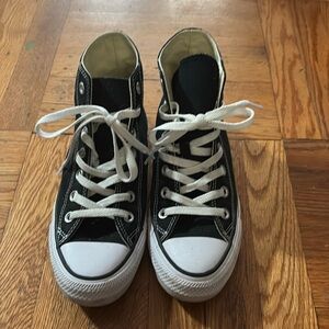 Size 7 converse all stars black
